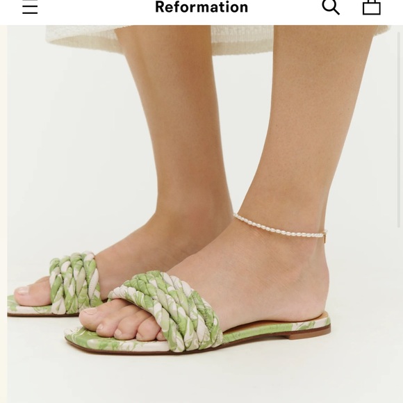 NEW reformation Mona tubular sandal - Picture 2 of 6